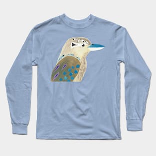 Native Birds of Australia Collage - Set 3 Kookaburra Long Sleeve T-Shirt